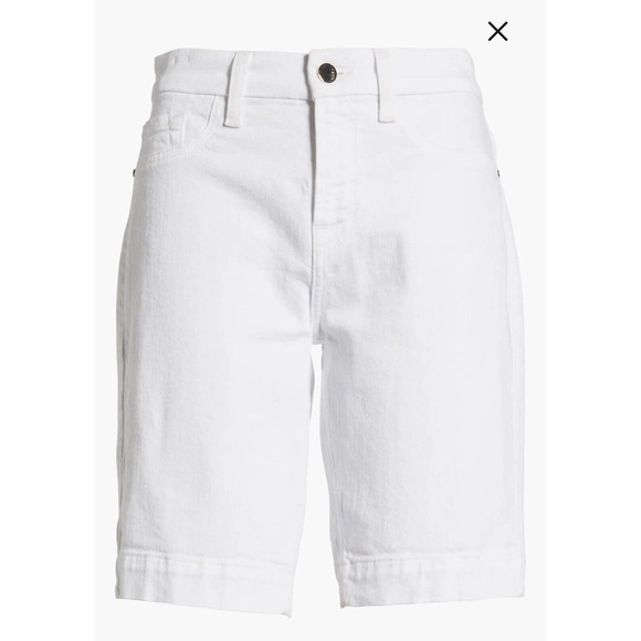 JEN7 by 7 For All Mankind Women's Shorts Sculpting Bermuda Stretch Sz 14 16 18 - Picture 2 of 4